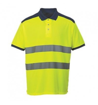 Tricou polo HI-VIS