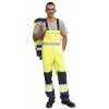 Pantalon cu pieptar Hi Vis